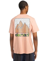 Element T-Shirt Joint Texture Rosa/Beige/Gold