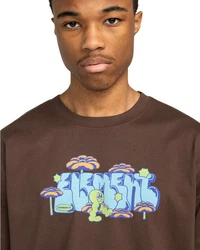Element T-Shirt Walkin Dunkelbraun/Braun/Beige