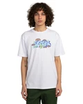 Element T-Shirt Walkin Weiß/Orange/Hellblau