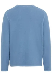 camel active Herren Feinstrickpullover aus Organic Cotton Blau