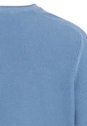 camel active Herren Feinstrickpullover aus Organic Cotton Blau