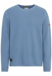 camel active Herren Feinstrickpullover aus Organic Cotton Blau