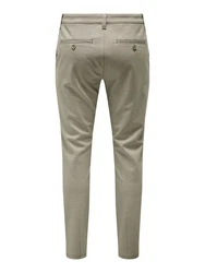 ONLY & SONS Chinohose Slim Fit Chino Pants Elegante Stretch Hose (8390) Braun
