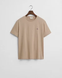 Gant T-Shirt SHIELD Regular Fit Khaki/Beige/Braun
