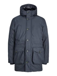 JACK & JONES Parka CLEMENT Dunkelblau/Blau/Hellblau