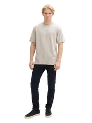 TOM TAILOR Denim T-Shirt Relaxed Fit Khaki/Grau/Beige/Braun