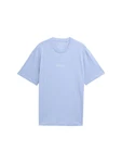 TOM TAILOR Denim T-Shirt Relaxed Fit Blau/Hellblau/Lila