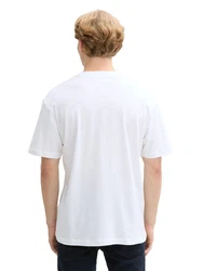 TOM TAILOR Denim T-Shirt Relaxed Fit Weiß