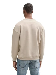 TOM TAILOR Sweatshirt Beige/Khaki/Braun