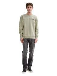 TOM TAILOR Sweater Sweatshirt Denim Khaki/Beige/Dunkelgrün/Hellgrün/Grün