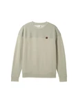 TOM TAILOR Sweater Sweatshirt Denim Khaki/Beige/Dunkelgrün/Hellgrün/Grün
