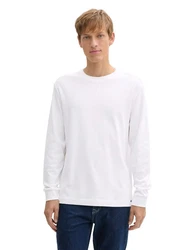 TOM TAILOR T-Shirt Weiß/Creme