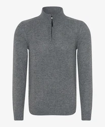Brax Sweatshirt Strickpullover STYLE.STEFFEN Dunkelgrau/Grau/Hellgrau/Dunkelblau