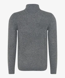 Brax Sweatshirt Strickpullover STYLE.STEFFEN Dunkelgrau/Grau/Hellgrau/Dunkelblau