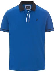 Jan Vanderstorm Poloshirt ISFRIED Blau/Dunkelblau/Hellblau