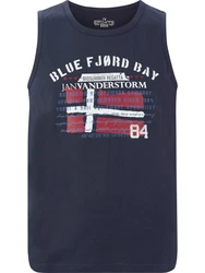 Jan Vanderstorm Muskelshirt OLOF Dunkelblau