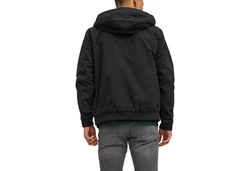 JACK & JONES JJERUSH Hood Bomber NOOS 12200208 Schwarz/Dunkelgrau/Grau/Gelb/Lila