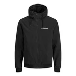 JACK & JONES JJERUSH Hood Bomber NOOS 12200208 Schwarz/Dunkelgrau/Grau/Gelb/Lila