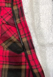 Egomaxx Blouson Thermohemd Holzfäller Gefütterte Jacke (2596) weinrot (2596)