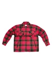 Egomaxx Blouson Thermohemd Holzfäller Gefütterte Jacke (2596) weinrot (2596)