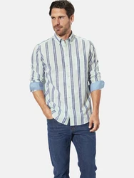 Babista Langarmhemd MARINETTO Blau/Hellblau