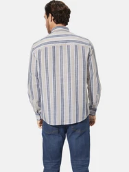 Babista Langarmhemd MARINETTO Blau/Hellblau/Grau/Rot/Weiß