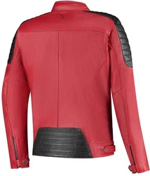 Rusty Stitches Motorradjacke Cooper Rot/Dunkelrot