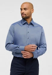 Eterna Langarmhemd MODERN FIT Hellblau/Dunkelblau/Grau/Blau