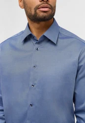 Eterna Langarmhemd MODERN FIT Hellblau/Dunkelblau/Grau/Blau