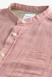 Next Langarmhemd mit Stehkragen Lila/Rosa