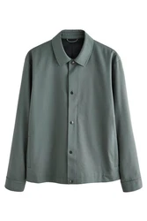 Next Sakko Coach-Jacke aus Twill Grün/Dunkelgrün/Hellgrün