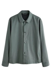 Next Sakko Coach-Jacke aus Twill Grün/Dunkelgrün/Hellgrün