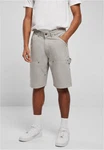 URBAN CLASSICS Double Knee Carpenter Shorts Khaki/Beige/Hellgrau