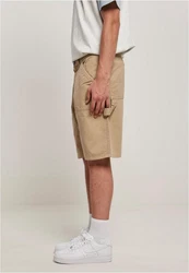 URBAN CLASSICS Shorts Double Knee Carpenter Shorts Khaki/Beige
