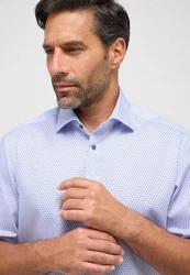 Eterna Blusenshirt Hemd (4163 C18K) mittelblau