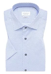 Eterna Blusenshirt Hemd (4163 C18K) mittelblau