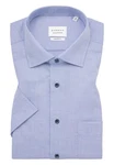 Eterna Kurzarmhemd Dunkelblau/Blau/Pastell/Hellblau/Grau/Fliederfarben