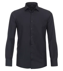 CASAMODA VENTI Business Langarmhemd Dunkelblau/Schwarz/Dunkelgrau