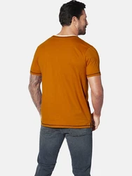 Jan Vanderstorm T-Shirt HAFTOR Rot/Braun/Beige/Orange