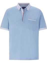 Babista Poloshirt FIOREZZENTO Hellblau/Blau