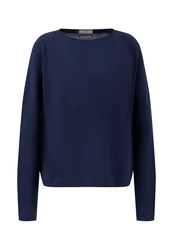 FYNCH-HATTON Strickpullover Regular Fit Dunkelblau/Blau
