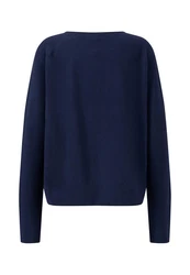 FYNCH-HATTON Strickpullover Regular Fit Dunkelblau/Blau