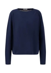 FYNCH-HATTON Strickpullover Regular Fit Dunkelblau/Blau