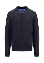 FYNCH-HATTON Sweatjacke Dunkelblau/Blau