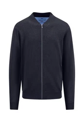 FYNCH-HATTON Sweatjacke Dunkelblau/Blau
