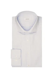 seidensticker Langarmhemd Business Hemd Shaped Fit Hellblau/Blau