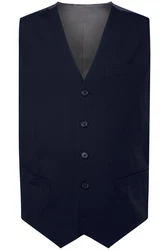 Men Plus Steppweste Baukasten Madrid Dunkelblau/Hellblau/Blau