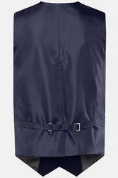 Men Plus Steppweste Baukasten Madrid Dunkelblau/Hellblau/Blau