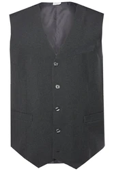 Men Plus Steppweste Baukasten Madrid Dunkelgrau/Grau/Hellgrau/Schwarz/Rot