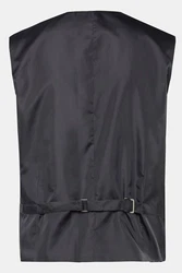 Men Plus Steppweste Baukasten Madrid Dunkelgrau/Grau/Hellgrau/Schwarz/Rot